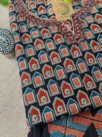 "Jhanroka" Cotton Kurta with Pants (2pc) - Image 6