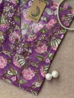 "Manjiri" Hand Work Embellished Cotton kurta - Image 3
