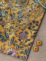 "Netra" Hand Work Embellished Cotton kurta - Image 3