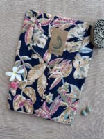 Aashi Floral Hand Block Printed Cotton kurta