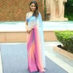 Multicolor Digital Printed Georgette Saree