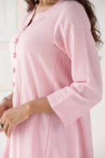 Gulbarg Pink Handloom Kurta - Image 6