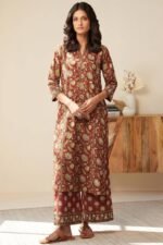 Sehra Zeenat Bagru Kurta