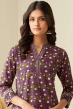 Gauhar Zarin Sanganeri Kurta - Image 2