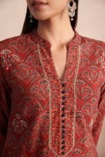 Sehra Samira Ajrak Kurta - Image 3