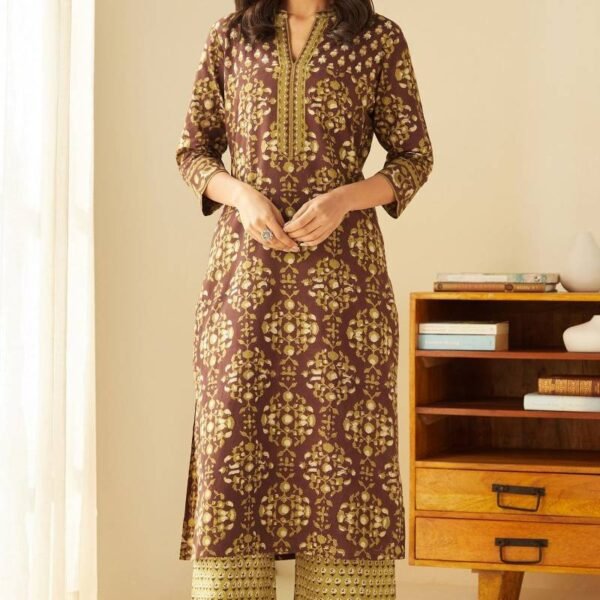 Sehra Ruhi Bagru Kurta