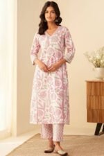Rosheen Niyamat Sanganeri Kurta