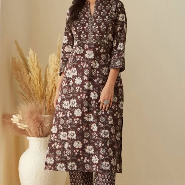 Sehra Farheen Bagru Kurta