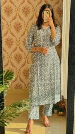 Magnolia Lace Suit Set - Sukoon 3.0 (Slim Fit) - Image 3