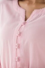 Gulbarg Pink Handloom Kurta - Image 3