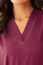 Roza Seher Raspberry Pink Kurta - Image 3