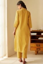 Roza Seher Mustard Kurta - Image 5