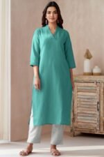 Roza Seher Turquoise Kurta