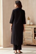 Roza Seher Black Kurta - Image 8