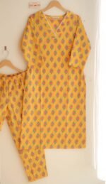 Sunflower Meadow Lace Suit Set - Sukoon 2.0 (Slim Fit) - Image 2