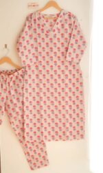 Petal Serenade Lace Suit Set - Sukoon 2.0 (Slim Fit) - Image 2