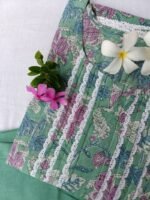Sea Green Flaura Laced Kurta Set(2pc) - S - Image 3