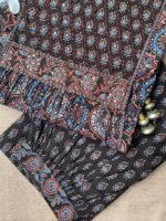 "Nayaab" black Cotton Kurta Set(3pc) - Image 4