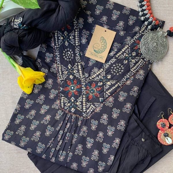 "Tamanna" Cotton Kurta Set(3pc)