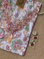 "Aabheri" Hand Work Embellished Cotton kurta - Image 2