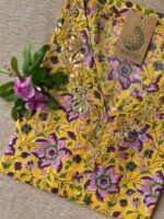 "Sanshi" Hand Work Embellished Cotton kurta - Image 2