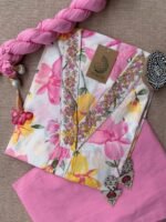 "Phool" Hand Block Printed Cotton Kurta Set(3pc)