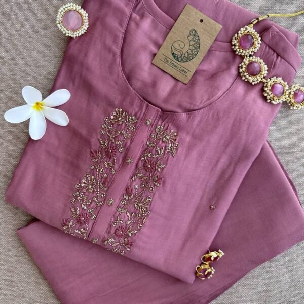 "Sheena" Muslin Kurta Set(2pc)