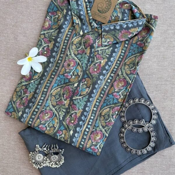 "Bagiyan" Muslin Kurta Set(2pc)