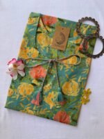 "Daffodils" Sanganer Hand Block Printed Tassel Cotton Kurta