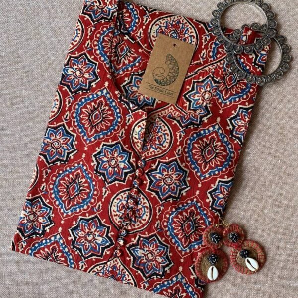 "Naaz" Ajrakh Hand Block Pritned Cotton Kurta