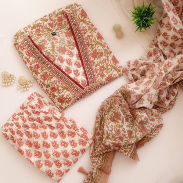 Nalini Soft Cotton Suit